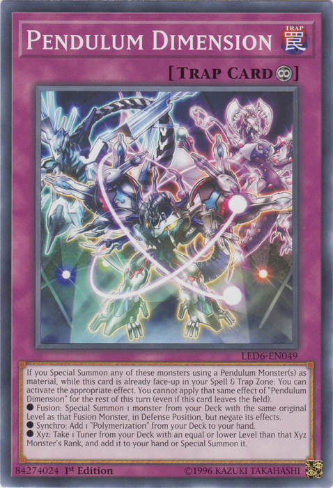 Pendulum Dimension [LED6-EN049] Common | Arkham Games and Comics
