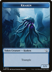 Soldier // Kraken Double-Sided Token [March of the Machine Tokens] | Arkham Games and Comics