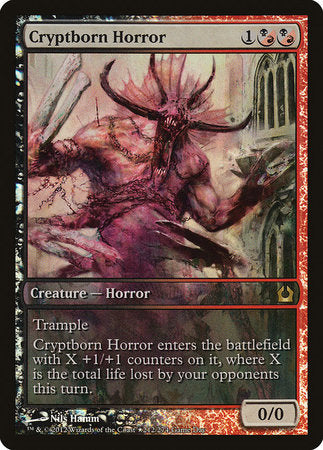 Cryptborn Horror [Return to Ravnica Promos] | Arkham Games and Comics
