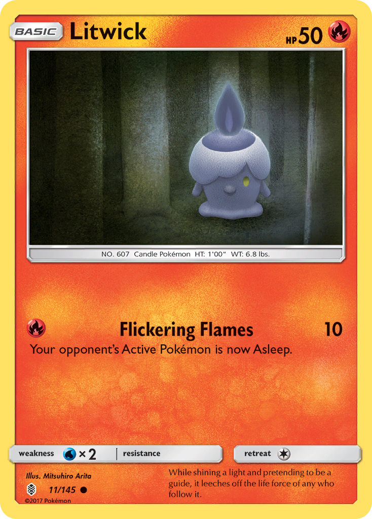 Litwick (11/145) [Sun & Moon: Guardians Rising] | Arkham Games and Comics