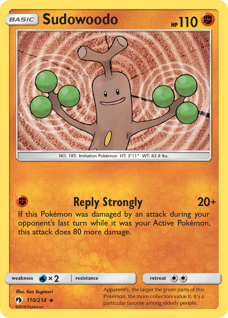 Sudowoodo (110/214) [Sun & Moon: Lost Thunder] | Arkham Games and Comics