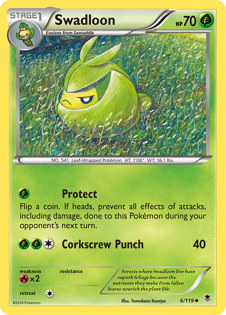 Swadloon (6/119) [XY: Phantom Forces] | Arkham Games and Comics