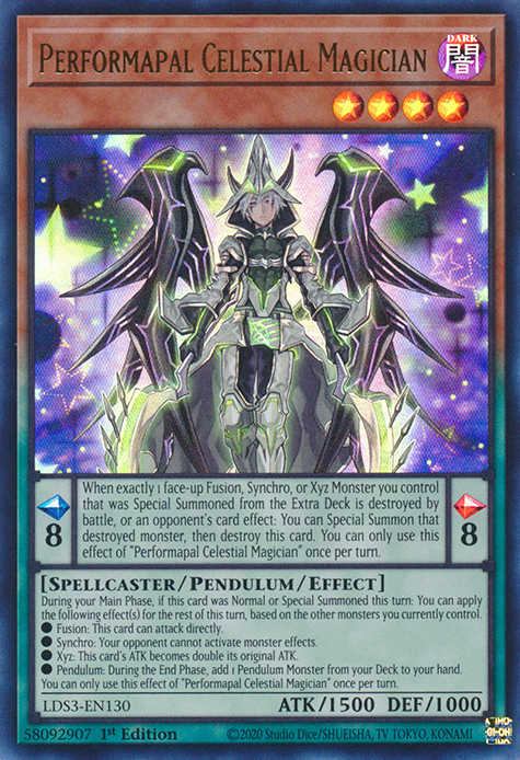 Performapal Celestial Magician [LDS3-EN130] Ultra Rare | Arkham Games and Comics