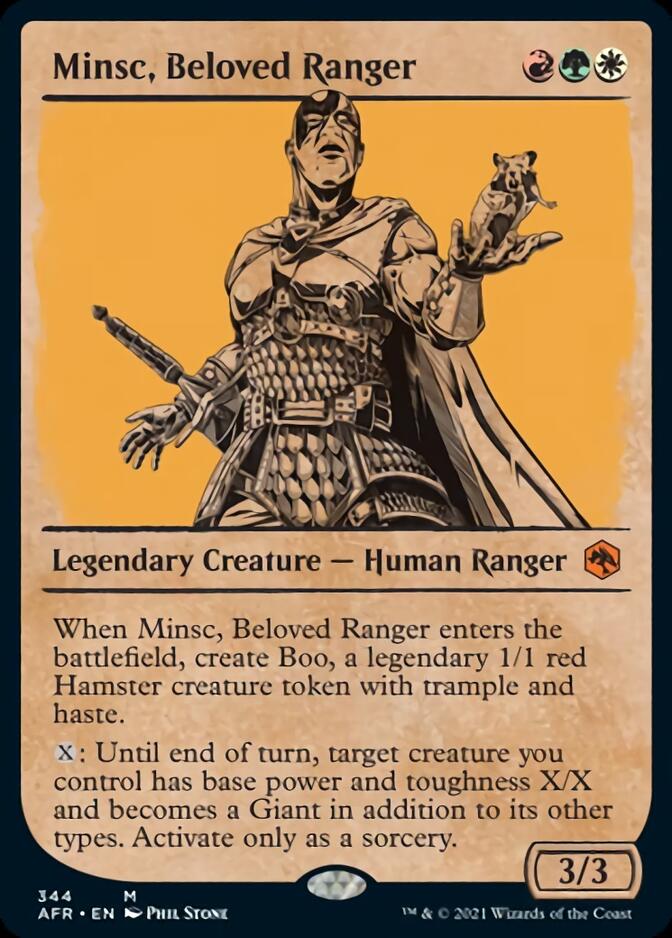 Minsc, Beloved Ranger (Showcase) [Dungeons & Dragons: Adventures in the Forgotten Realms] | Arkham Games and Comics