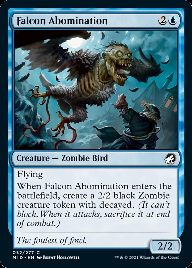 Falcon Abomination [Innistrad: Midnight Hunt] | Arkham Games and Comics