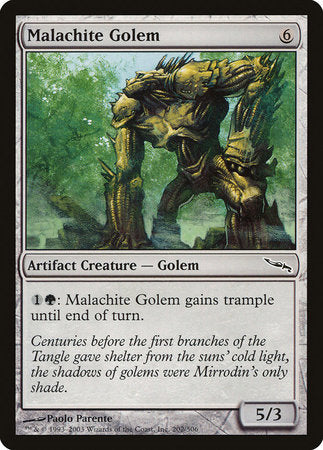 Malachite Golem [Mirrodin] | Arkham Games and Comics