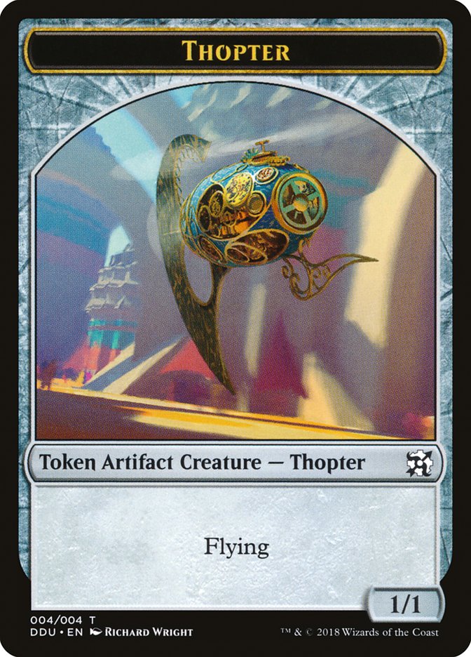 Thopter (004/004) [Duel Decks: Elves vs. Inventors Tokens] | Arkham Games and Comics