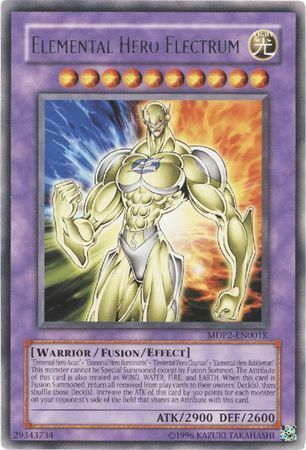 Elemental Hero Electrum (Redemption Replacement) [MDP2-EN001K] Rare | Arkham Games and Comics