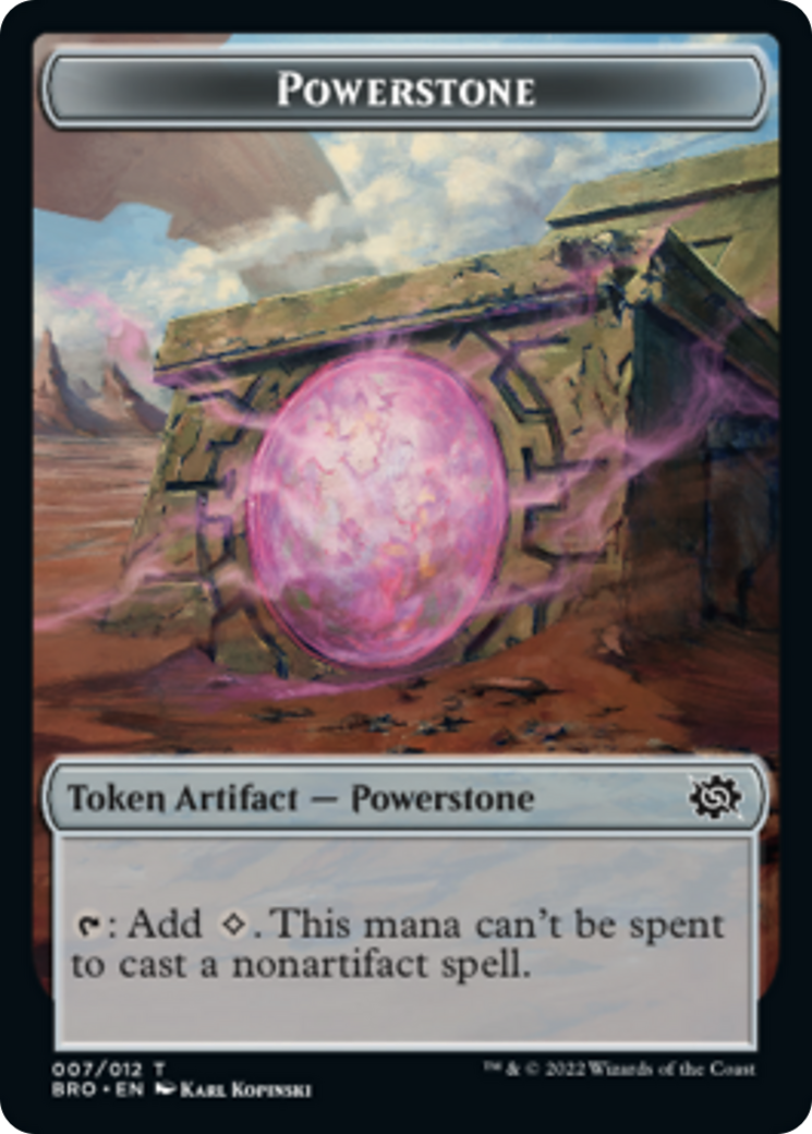 Powerstone Token [The Brothers' War Tokens] | Arkham Games and Comics