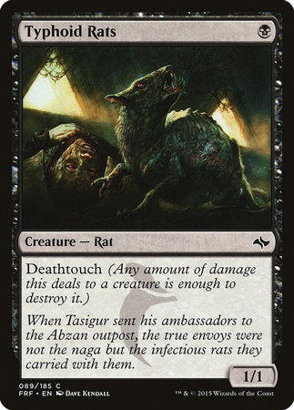 Typhoid Rats [Fate Reforged] | Arkham Games and Comics