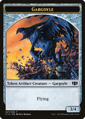 Gargoyle // Elf Warrior Double-sided Token [Commander 2014 Tokens] | Arkham Games and Comics