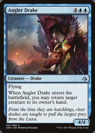 Angler Drake [Amonkhet] | Arkham Games and Comics
