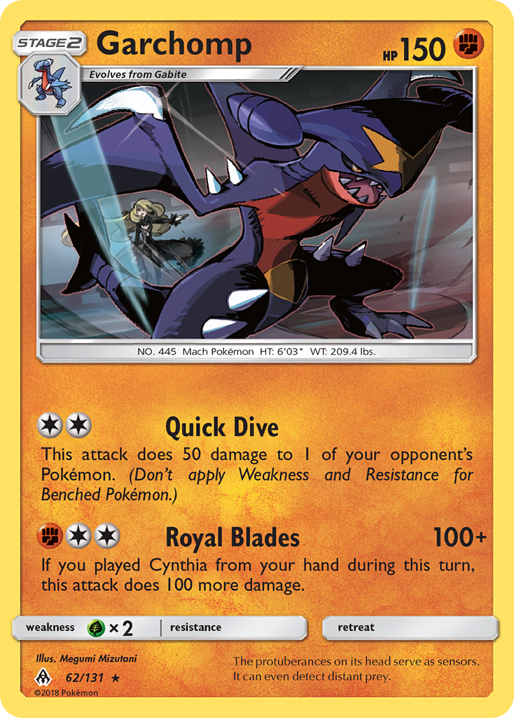 Garchomp (62/131) [Sun & Moon: Forbidden Light] | Arkham Games and Comics