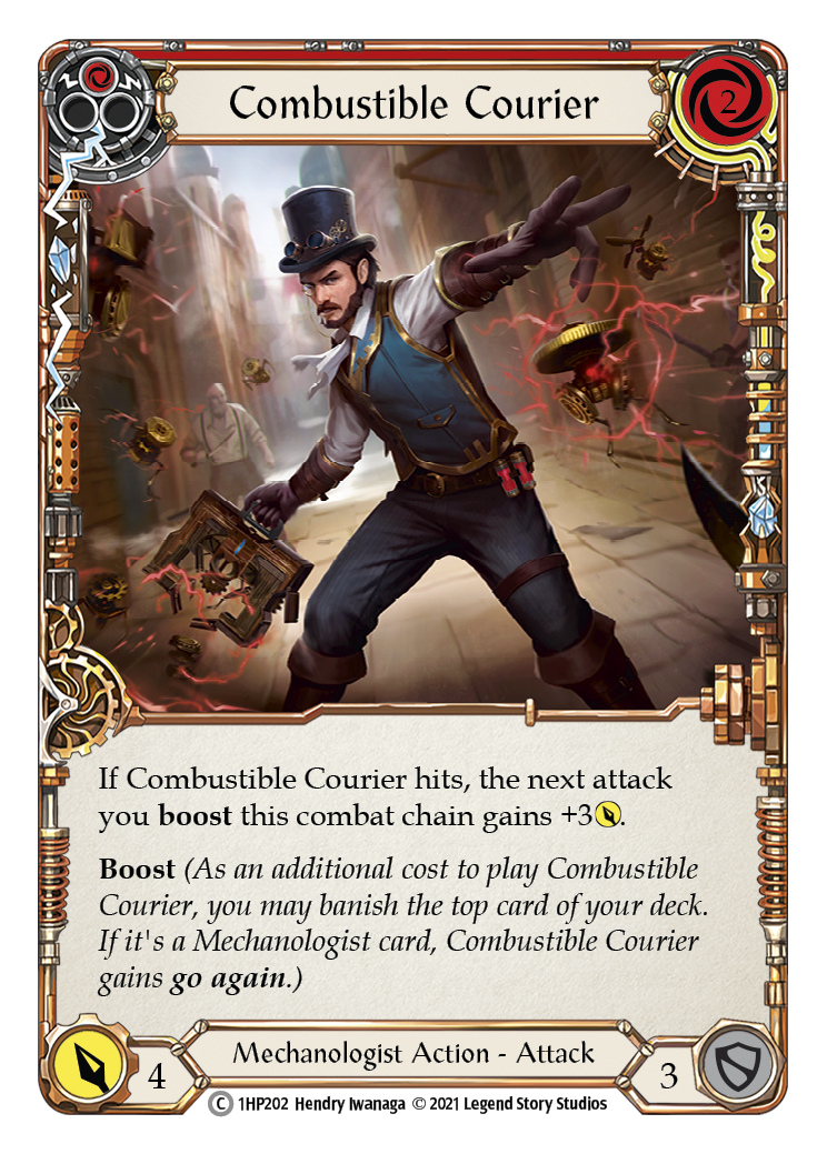 Combustible Courier (Red) [1HP202] (History Pack 1) | Arkham Games and Comics