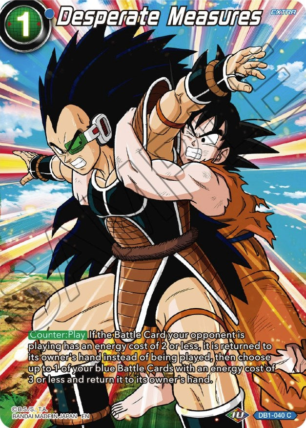 Desperate Measures (DB1-040) [Theme Selection: History of Son Goku] | Arkham Games and Comics