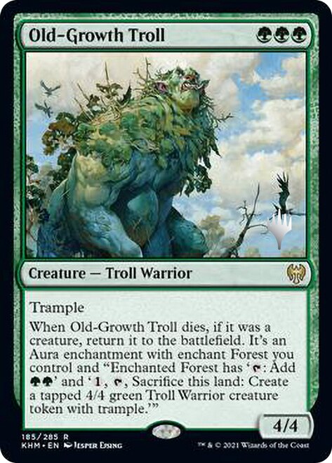 Old-Growth Troll [Kaldheim Promo Pack] | Arkham Games and Comics