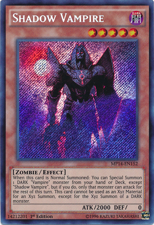 Shadow Vampire [MP14-EN152] Secret Rare | Arkham Games and Comics