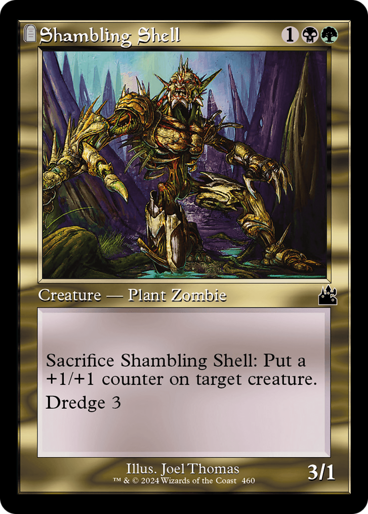 Shambling Shell (Retro Frame) [Ravnica Remastered] | Arkham Games and Comics