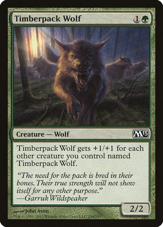 Timberpack Wolf [Magic 2013] | Arkham Games and Comics