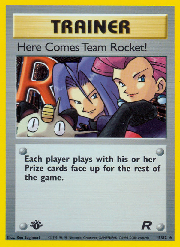 Here Comes Team Rocket! (15/82) [Team Rocket 1st Edition] | Arkham Games and Comics