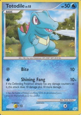 Totodile (8/12) [Diamond & Pearl: Trainer Kit - Manaphy] | Arkham Games and Comics