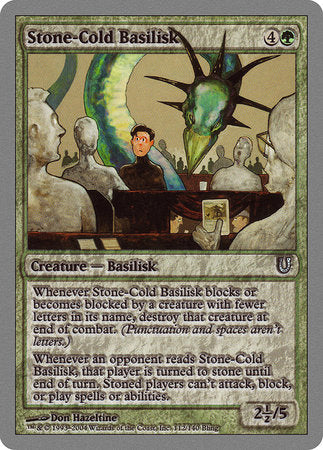 Stone-Cold Basilisk [Unhinged] | Arkham Games and Comics
