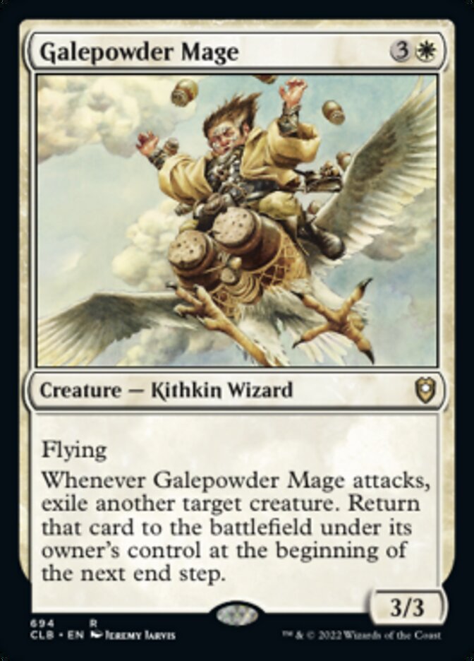 Galepowder Mage [Commander Legends: Battle for Baldur's Gate] | Arkham Games and Comics