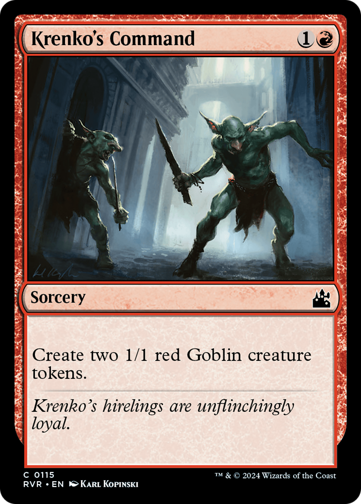 Krenko's Command [Ravnica Remastered] | Arkham Games and Comics