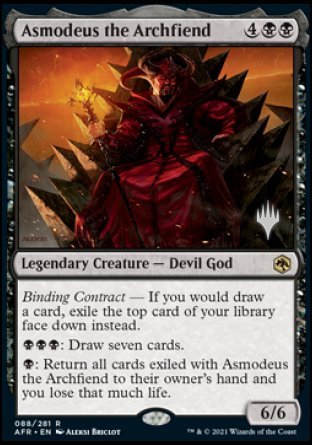 Asmodeus the Archfiend (Promo Pack) [Dungeons & Dragons: Adventures in the Forgotten Realms Promos] | Arkham Games and Comics
