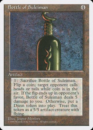 Bottle of Suleiman [Fourth Edition] | Arkham Games and Comics