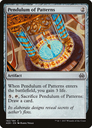 Pendulum of Patterns [Aether Revolt] | Arkham Games and Comics