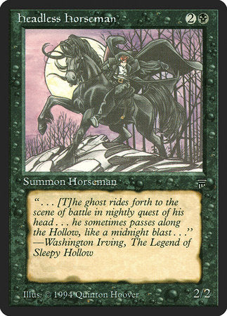 Headless Horseman [Legends] | Arkham Games and Comics