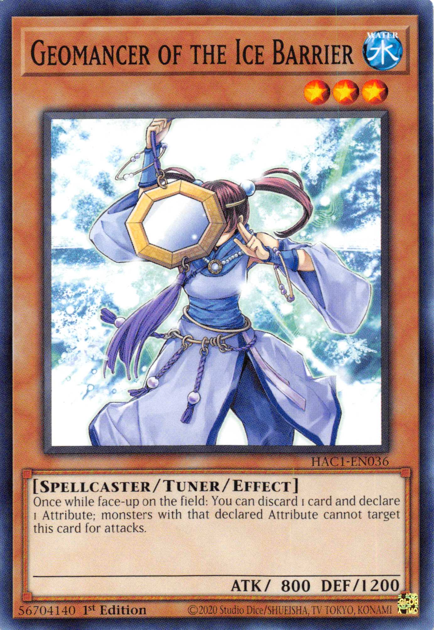 Geomancer of the Ice Barrier (Duel Terminal) [HAC1-EN036] Parallel Rare | Arkham Games and Comics