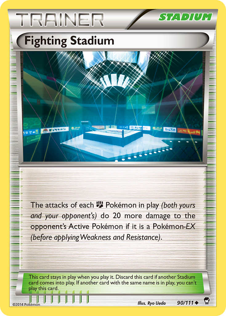 Fighting Stadium (90/111) [XY: Furious Fists] | Arkham Games and Comics