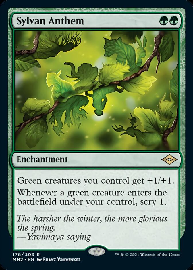 Sylvan Anthem [Modern Horizons 2] | Arkham Games and Comics