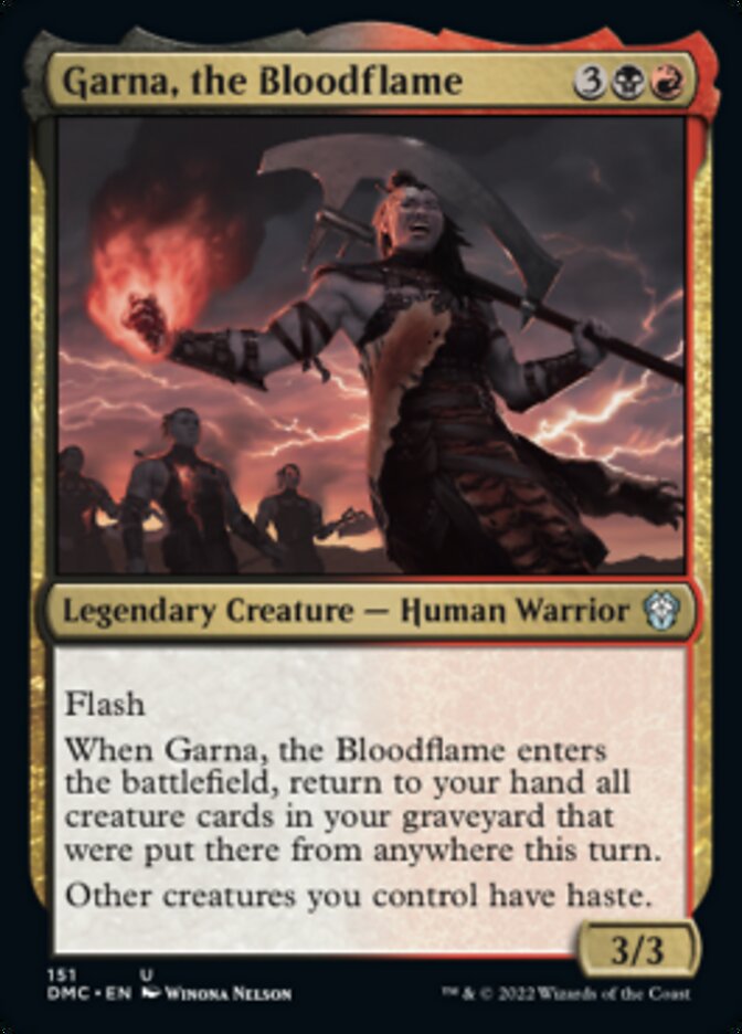 Garna, the Bloodflame [Dominaria United Commander] | Arkham Games and Comics