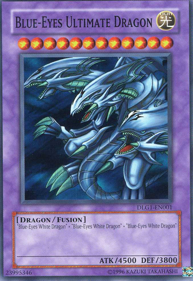 Blue-Eyes Ultimate Dragon [DLG1-EN001] Super Rare | Arkham Games and Comics