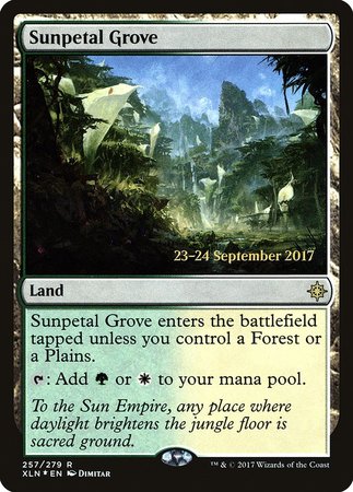 Sunpetal Grove [Ixalan Promos] | Arkham Games and Comics