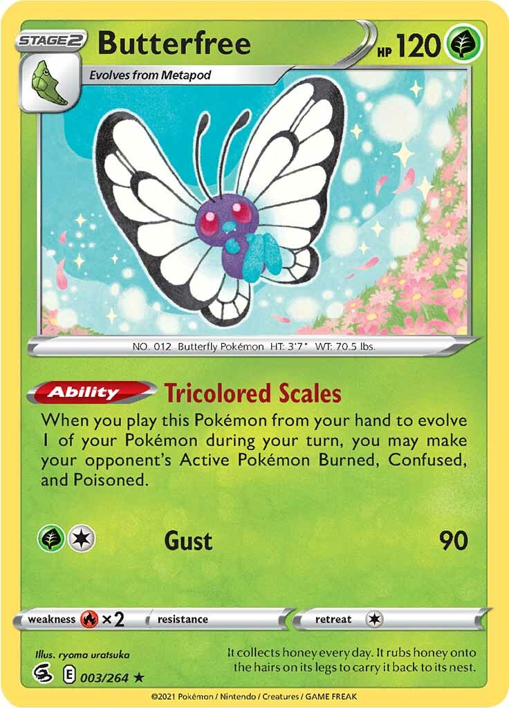 Butterfree (003/264) [Sword & Shield: Fusion Strike] | Arkham Games and Comics