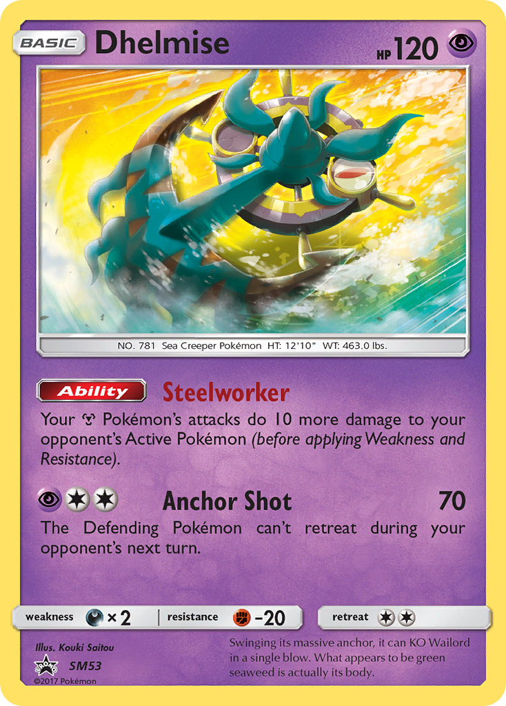 Dhelmise (SM53) [Sun & Moon: Black Star Promos] | Arkham Games and Comics