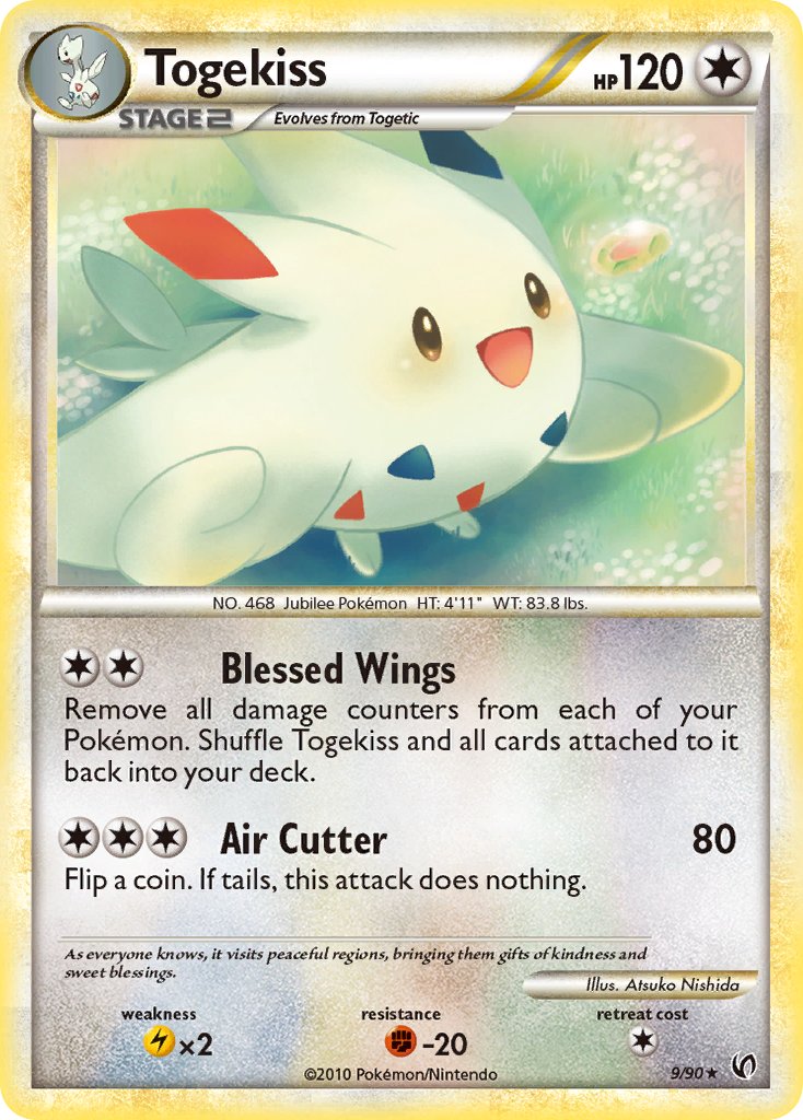 Togekiss (9/90) (Theme Deck Exclusive) [HeartGold & SoulSilver: Undaunted] | Arkham Games and Comics