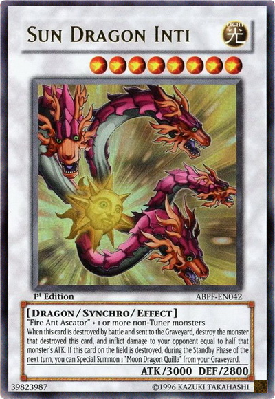 Sun Dragon Inti [ABPF-EN042] Ultra Rare | Arkham Games and Comics