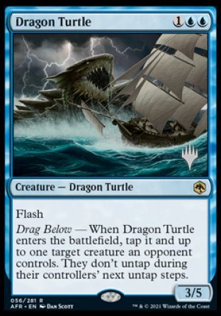 Dragon Turtle (Promo Pack) [Dungeons & Dragons: Adventures in the Forgotten Realms Promos] | Arkham Games and Comics