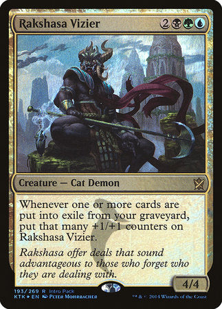 Rakshasa Vizier [Khans of Tarkir Promos] | Arkham Games and Comics