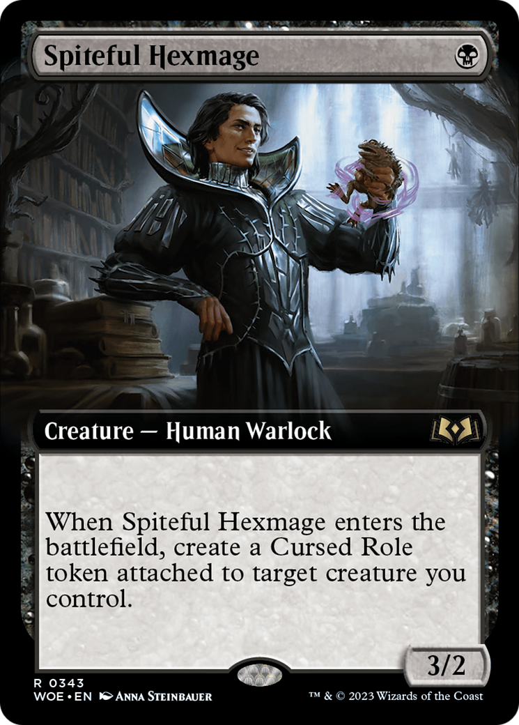 Spiteful Hexmage (Extended Art) [Wilds of Eldraine] | Arkham Games and Comics