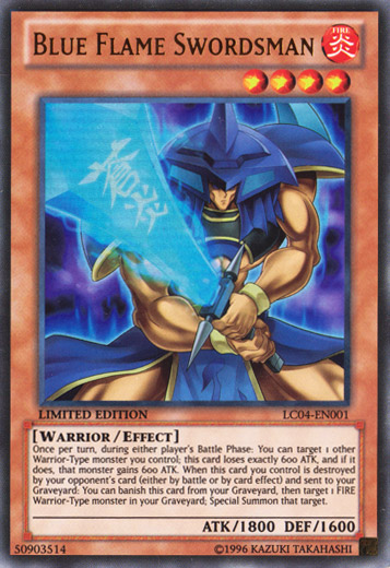 Blue Flame Swordsman [LC04-EN001] Ultra Rare | Arkham Games and Comics