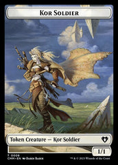 Elemental (0024) // Kor Soldier Double-Sided Token [Commander Masters Tokens] | Arkham Games and Comics