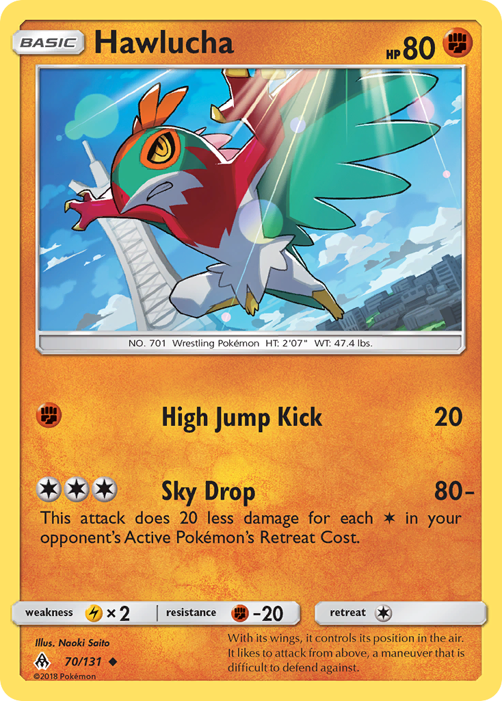 Hawlucha (70/131) [Sun & Moon: Forbidden Light] | Arkham Games and Comics