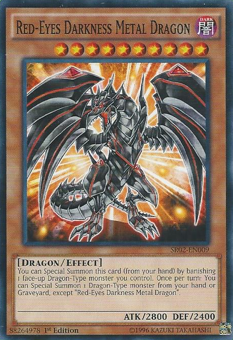 Red-Eyes Darkness Metal Dragon [SR02-EN009] Common | Arkham Games and Comics