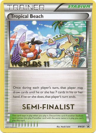 Tropical Beach (BW28) (Semi Finalist) [Black & White: Black Star Promos] | Arkham Games and Comics